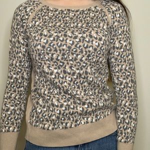 Cheetah print sweater